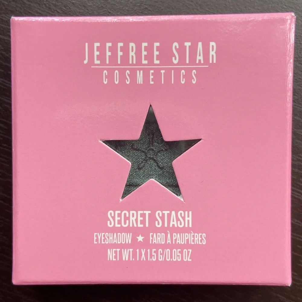 NEW! JEFFREE STAR Pressed Pigment Eye Shadow Single SECRET STASH Metallic Teal